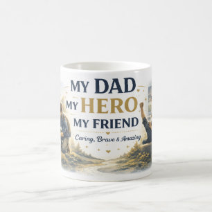Taza de café personalizada Feliz Día del Padre
