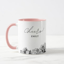 Taza de café personalizada para boda de St. Paul