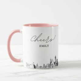 Taza de café personalizada para boda en St. August