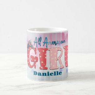 Taza de café personalizada para chica totalmente a