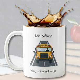 Taza de café personalizada para conductor de autob
