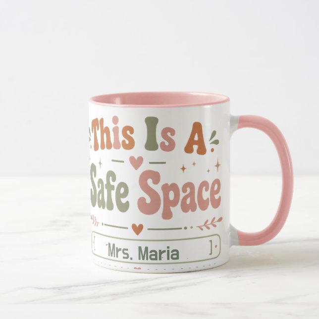 Taza de café personalizada para consejero escolar (Derecha)