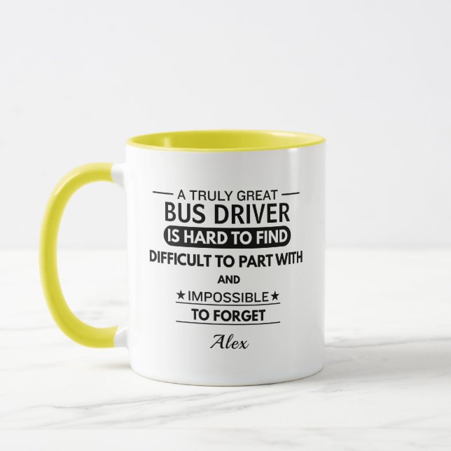 Taza de café personalizada para el conductor del a (Izquierda)