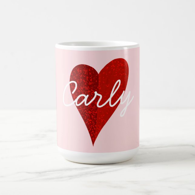 Taza de café personalizada para el Día de San Vale (Centro)