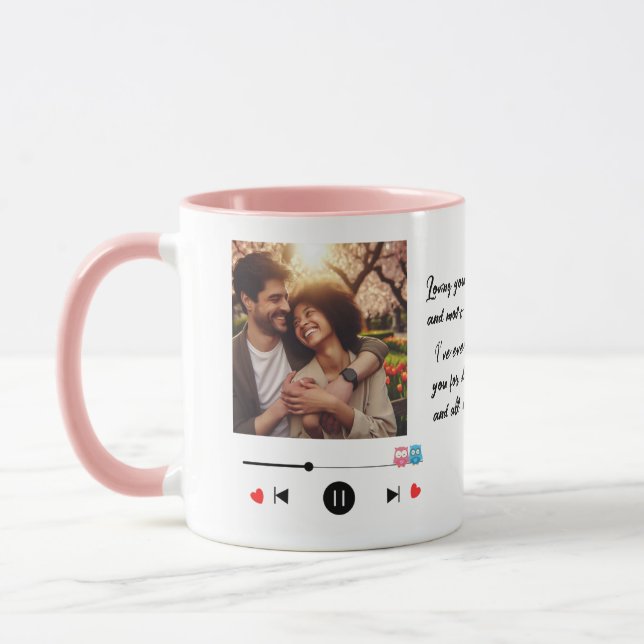 Taza de café personalizada para el Día de San Vale (Izquierda)