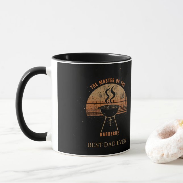 Taza de café personalizada para el maestro de la p (Con donut)