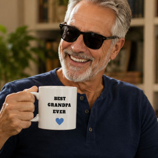 Taza De Café Personalizada Para El Mejor Abuelo