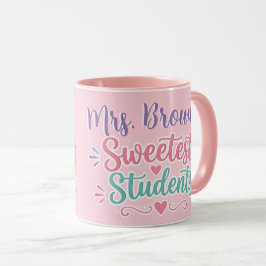 Taza de café personalizada para el profesor de los