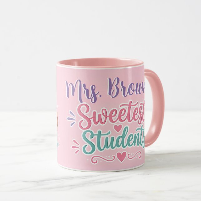 Taza de café personalizada para el profesor de los (Anverso derecho)