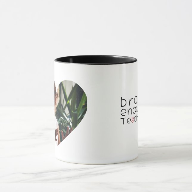 Taza de café personalizada para el profesor, graci (Centro)