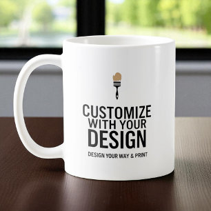 Taza de café personalizada para empresas con marca