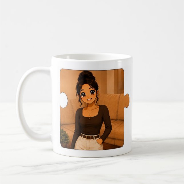 Taza de café personalizada para familias que combi (Izquierda)