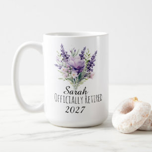 Taza de café personalizada para jubilación