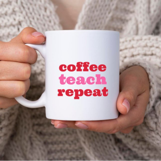 Taza de café personalizada para maestros que enseñ (Subido por el creador)