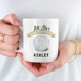 Taza de café personalizada para mamá estrella de v