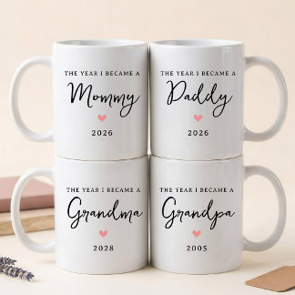 Taza de café personalizada para mamá papá abuela a