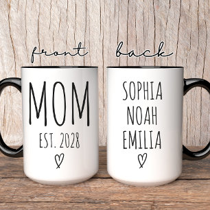 Taza de café personalizada para mamá, regalo para 
