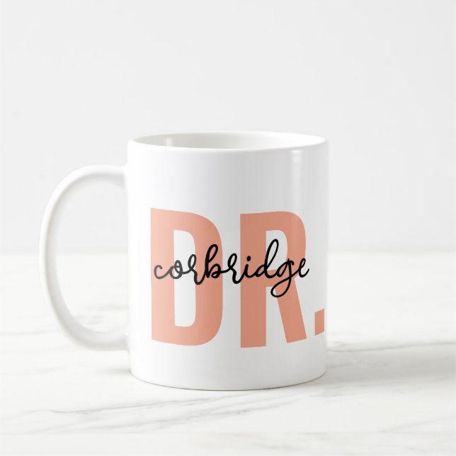 Taza de café personalizada para médico • Taza de c (Izquierda)
