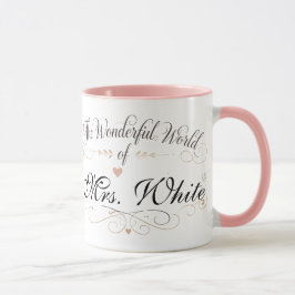 Taza de café personalizada para profesor Mundo Mar