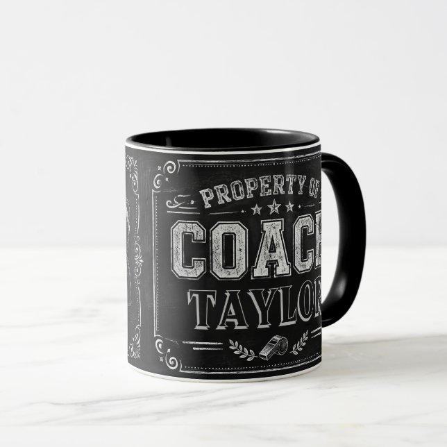 Taza de café personalizada para profesor - Propied (Anverso derecho)