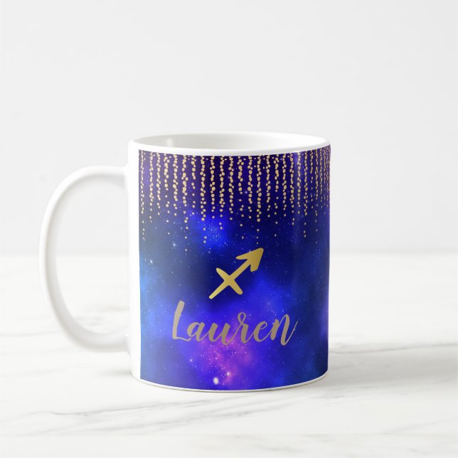 Taza de café personalizada sagitario (Izquierda)
