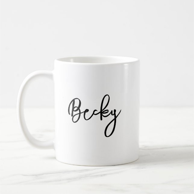 Taza de café personalizada, taza de café personali (Izquierda)