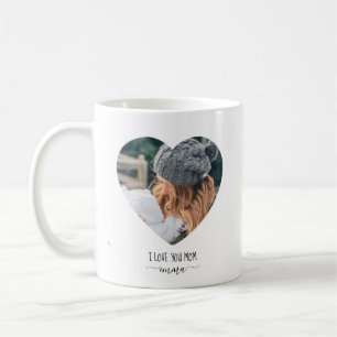 Taza de café personalizada 'Te quiero mamá' con 2 