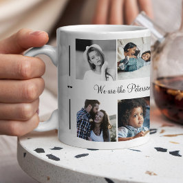 Taza De Café Personalizado 10 collage de fotos de su familia de