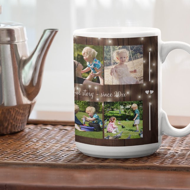 Taza De Café Personalizado 10 collage de fotos de su familia de (Subido por el creador)