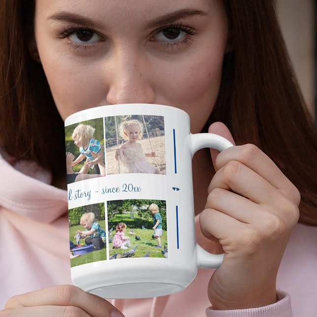 Taza De Café Personalizado 10 collage de fotos de su familia de (Subido por el creador)