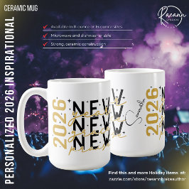 Taza De Café Personalizado 2026 Inspirador y espiritual