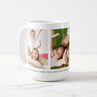 Taza De Café Personalizado 3 Abuelos Collage de fotos Mejor Abu