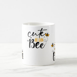 Taza De Café Personalizado Abeja, Honey Jar Y Texto