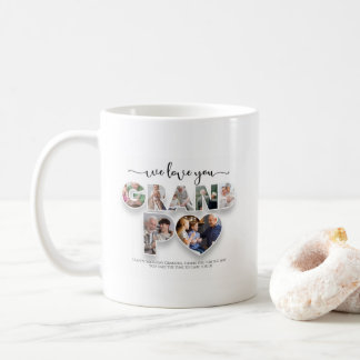 Taza De Café Personalizado Abuelo Collage Coffee Mug