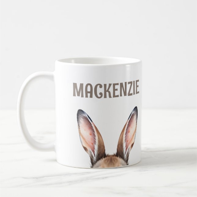 Taza De Café Personalizado acuarela moderna Cute Semana Santa C (Izquierda)