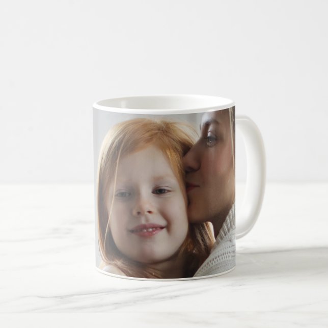 Taza De Café Personalizado Añadir la foto al (Anverso derecho)