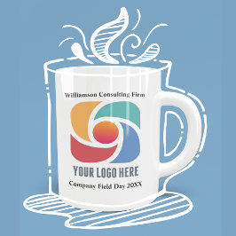 Taza De Café Personalizado Añadir su marca de empresa con logot