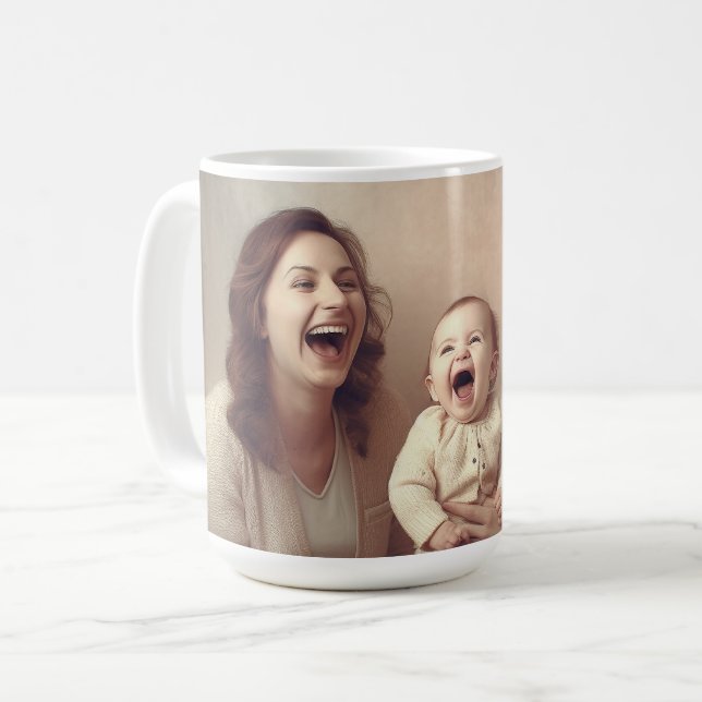 Taza De Café Personalizado (Añadir su propia foto y/o texto) (Anverso izquierdo)