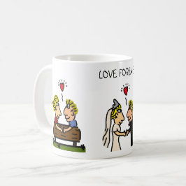 Taza De Café Personalizado Aniversario 🎉 Cute Couple