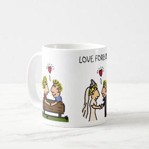 Taza De Café Personalizado Aniversario 🎉 Cute Couple