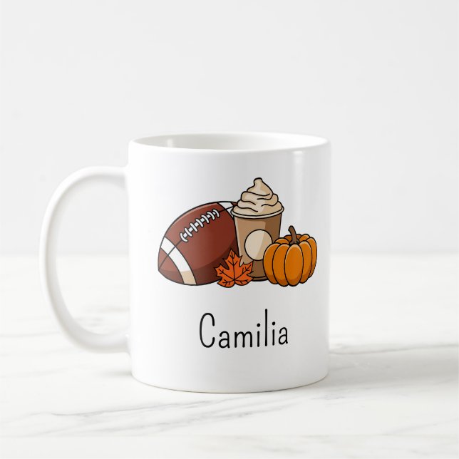 Taza De Café Personalizado Autumn Vibes (Izquierda)