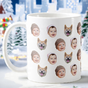 Taza De Café Personalizado Bebé Face Mug, Familia Personalizado