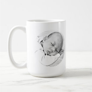 Taza De Café "Personalizado Bebé Mug - Regalo de foto y nombre 