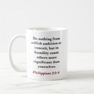 Taza De Café Personalizado biblia verso cristiano