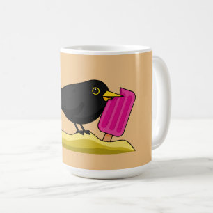 Taza De Café Personalizado Blackbird come un helado