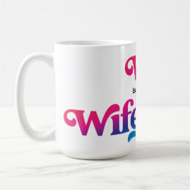 Taza De Café Personalizado  Boda Aniversario de la pareja Wifey