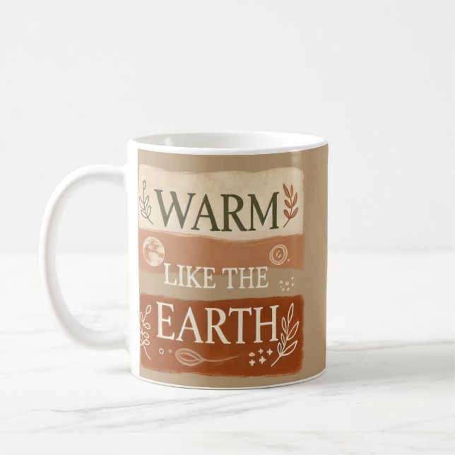 Taza De Café Personalizado Boho Ceramic Mug | D única inspirada (Izquierda)