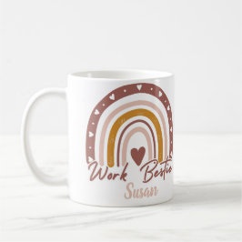 Taza De Café Personalizado Boho Rainbow Work Bestialized Person