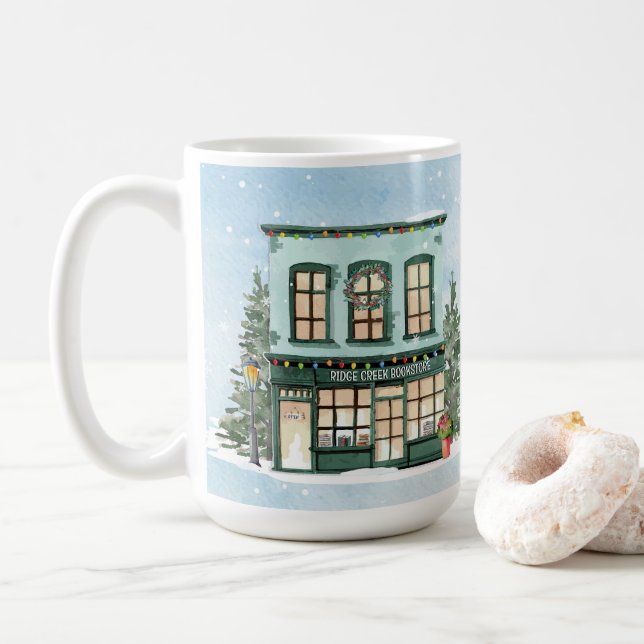 Taza De Café Personalizado Book Club (Con donut)