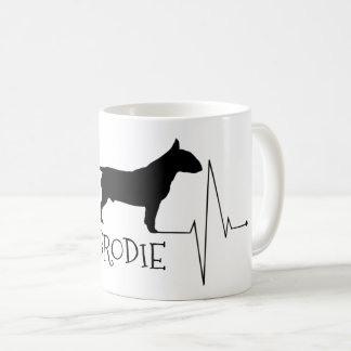 Taza De Café Personalizado Bull Terrier Ama Mi Corazón de Perro